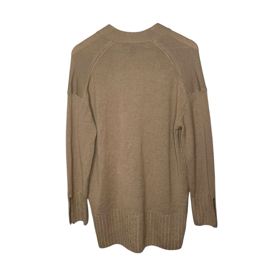 St. John V-Neck Wool Blend Button Granny Cardigan Sweater - Picture 4 of 11